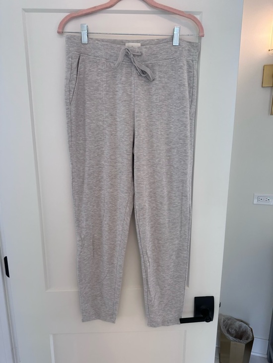 Lou & Grey Pants - Lou & Grey Heather Gray Drawstring Joggers